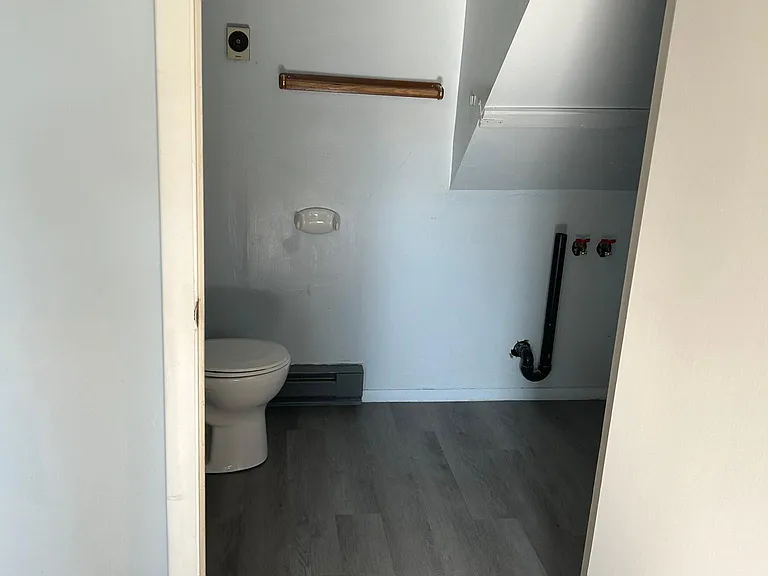 Downstairs half bath with W/D hook-ups