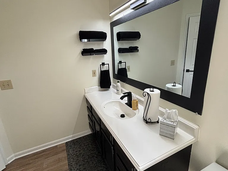 Primary bathroom.