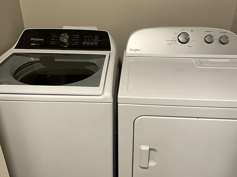 Washer and Dryer*
*Features May Vary