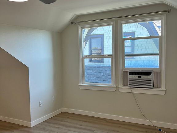 Living room with window AC unit!