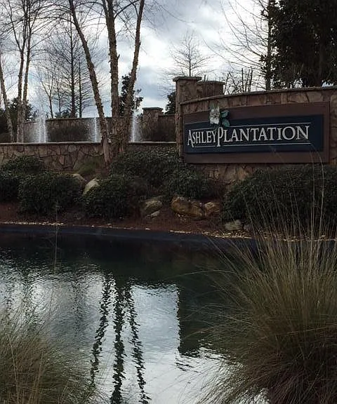 Entrance to Ashley Plantation Subdivision