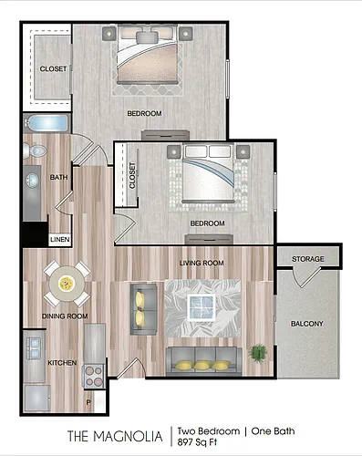 Floor plan The Magnolia