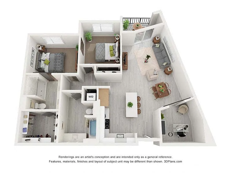 Floor plan 2x2 B5 DEN