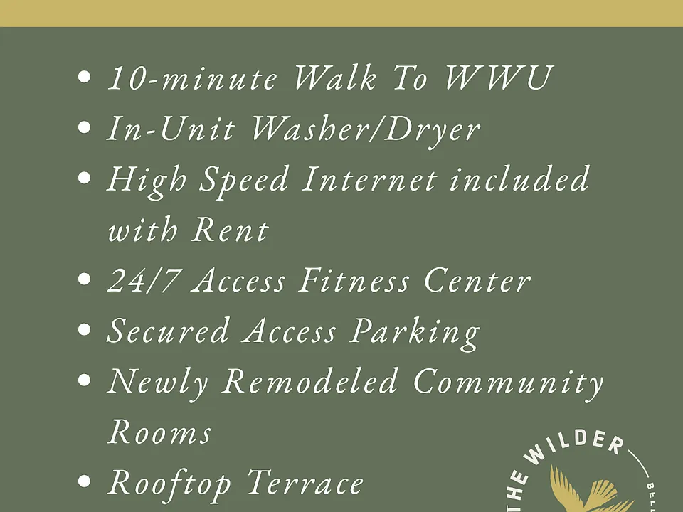 Wilder amenities