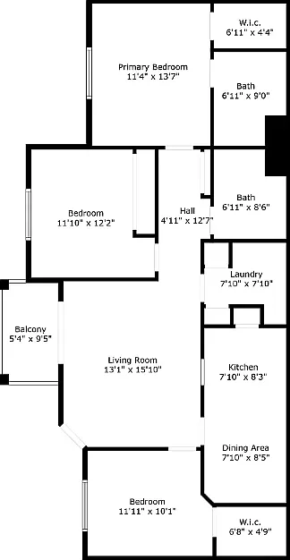3 bed, 1114 sqft, $2,300 — Photo 1