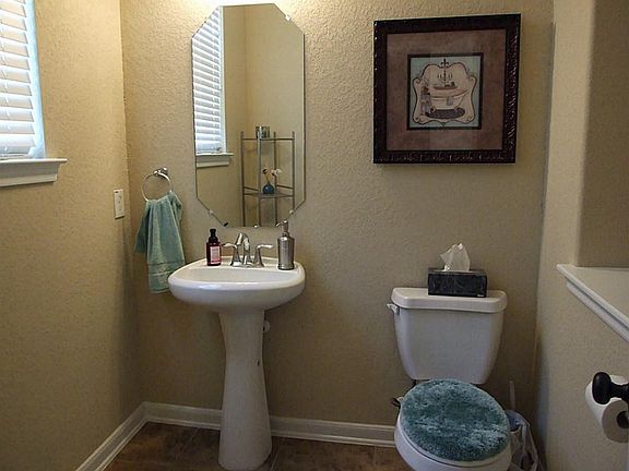 First floor powder room