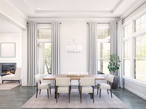 Intimate dining room