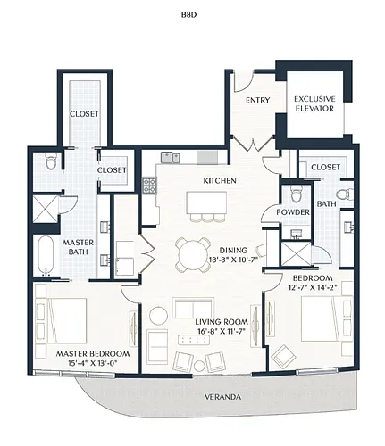 Floor plan B8d