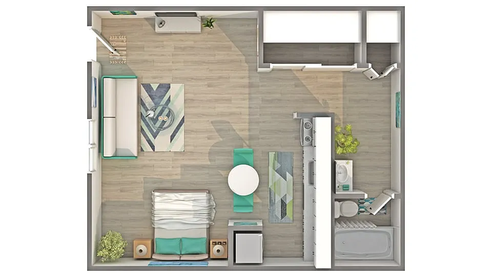 Floor plan Wrigley