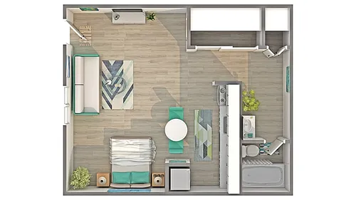 Floor plan Wrigley
