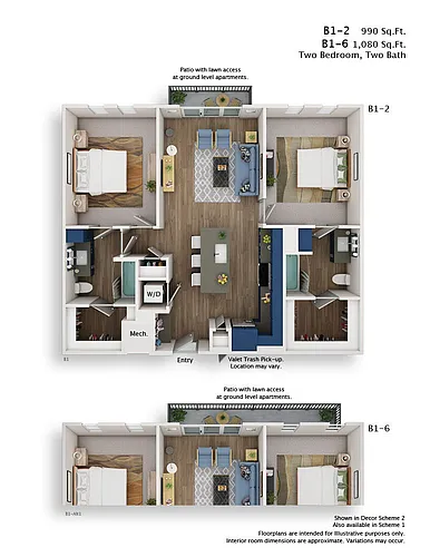 Floor plan B1-2