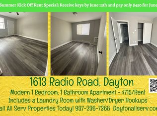 1 Bedroom Apartment with Washer/Dryer Hookups!, Dayton, OH 45403