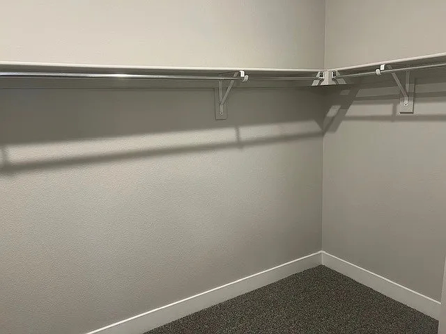 Extra large walk in closet for everything you need!