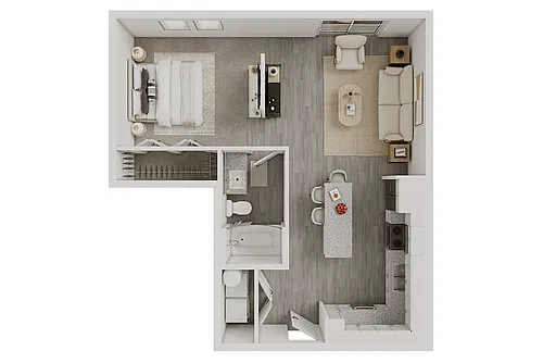 Floor plan S3 + Juliet Balcony