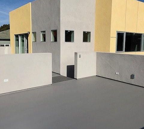 Larger patio over garage