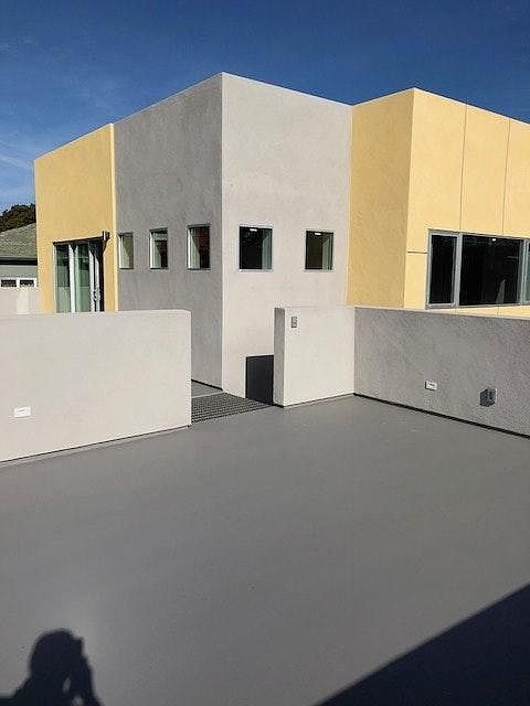 Larger patio over garage