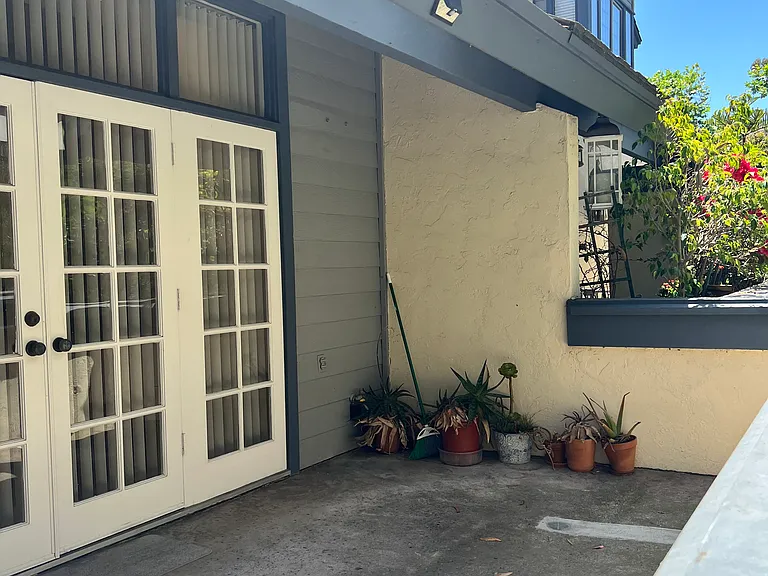 Front entry patio