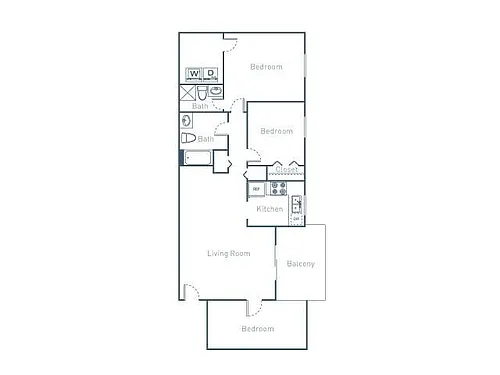 Floor plan B1BD