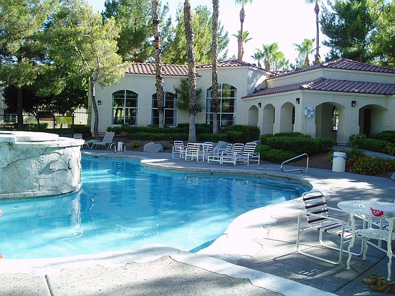 Huge Pool Area with Raised Spa and Waterfall