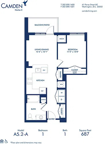 Floor plan A52-A