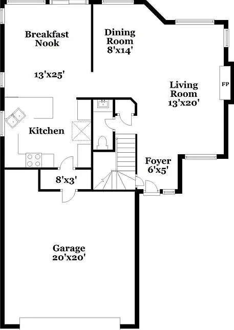 3 bed, 2.5 bath, 1599 sqft, $2,205 — Photo 2