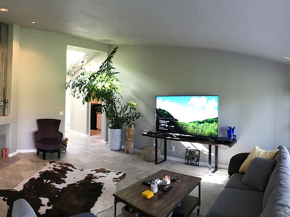 living rm 75" tv "for scale"