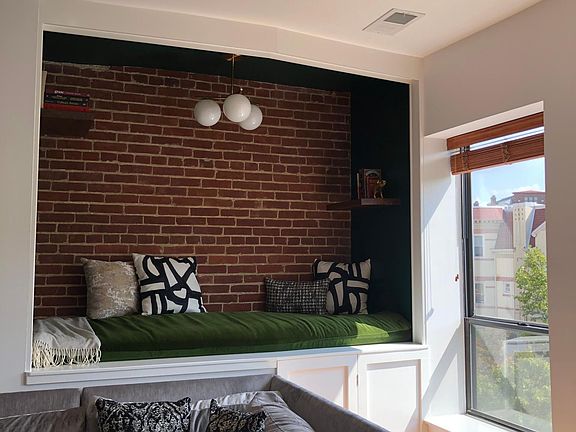 Custom built lounge nook