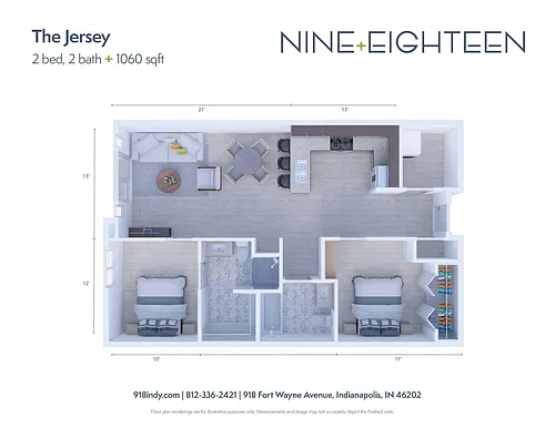 Floor plan Jersey