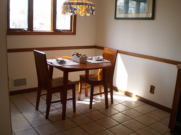 Dinette area in kitchen