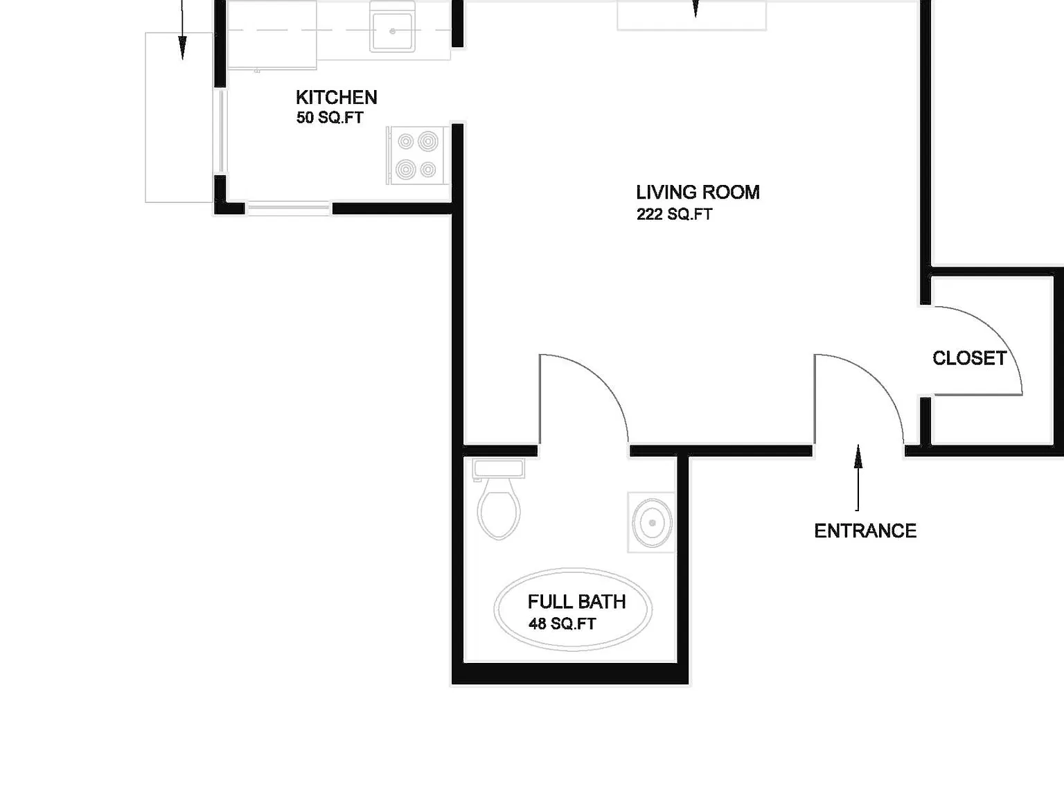 Studio, 342 sqft, $795 — Photo 3