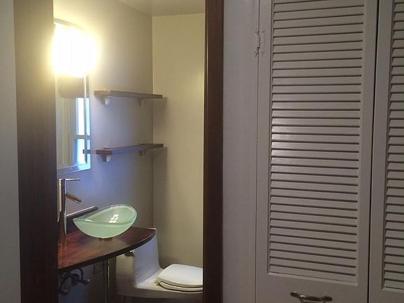 remodeled modern bathroom with Hansgrohe shower