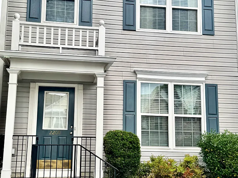 Front View of the Townhouse