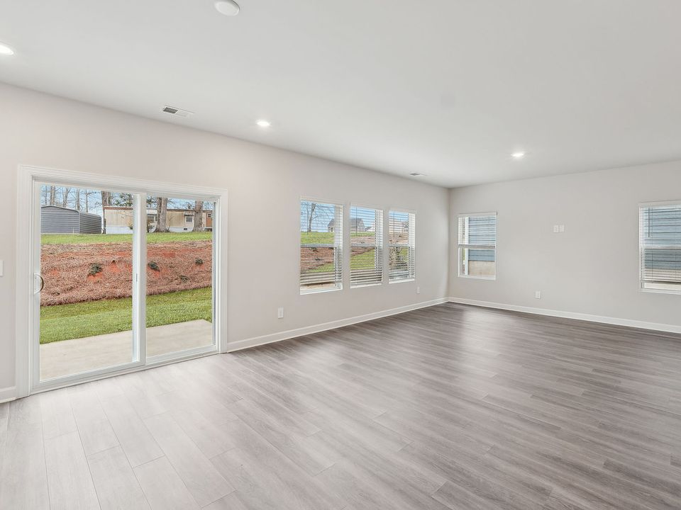 Enjoy hosting in the great room with an abundance of natural light.