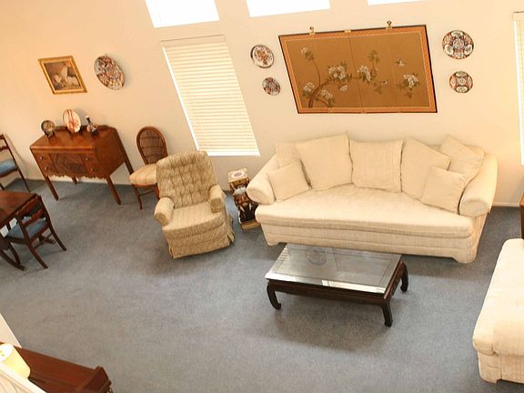 Formal living room and dining - view from loft