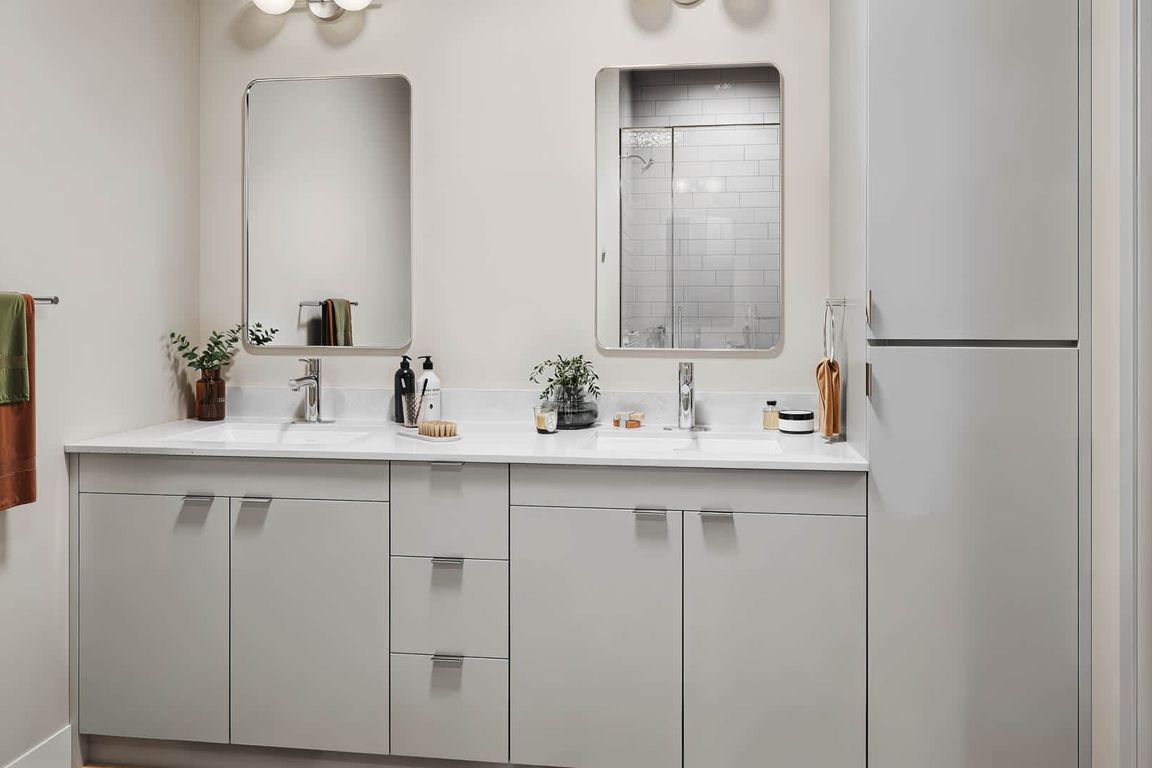 Bathroom with Double Vanity