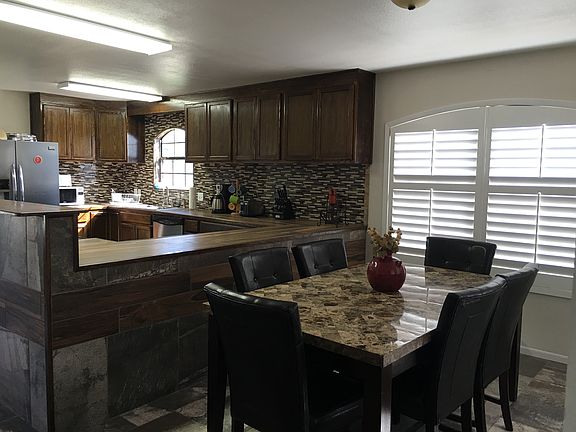 Kitchen and dining area