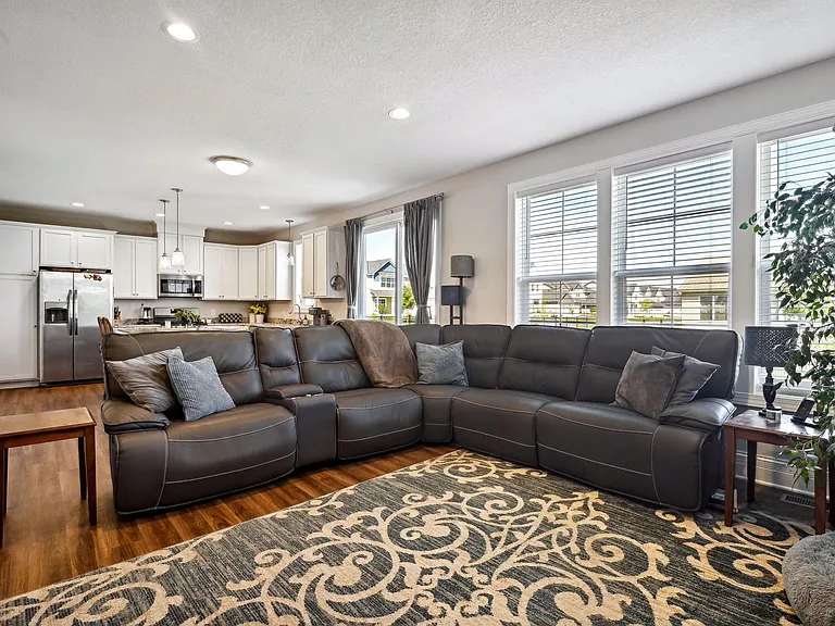 Open concept living area