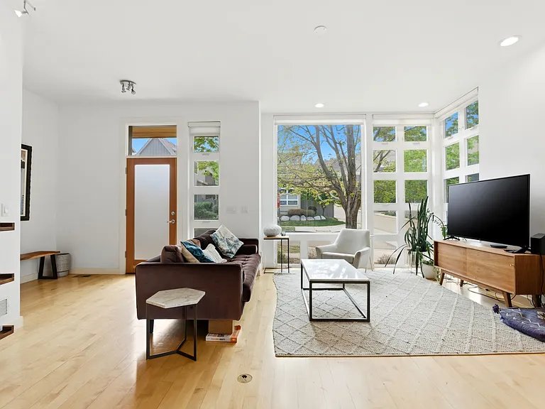 main entrance and living room