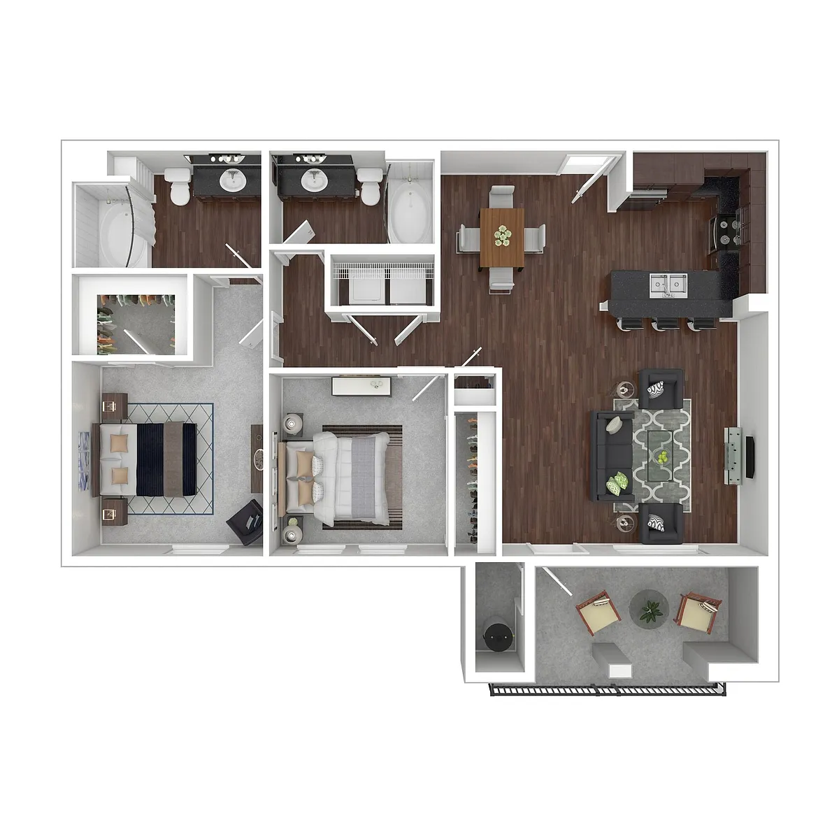 Floor plan B3