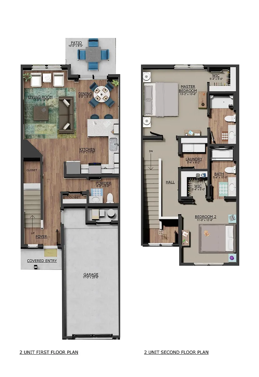 Floor plan 2 bedroom