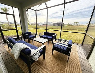Lanai (Facing west w/water view)