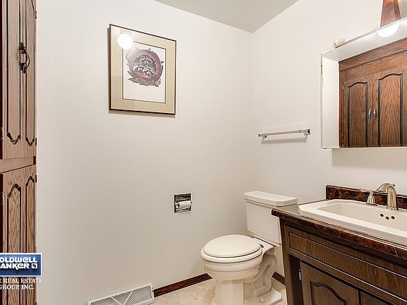 Half bath off back hall