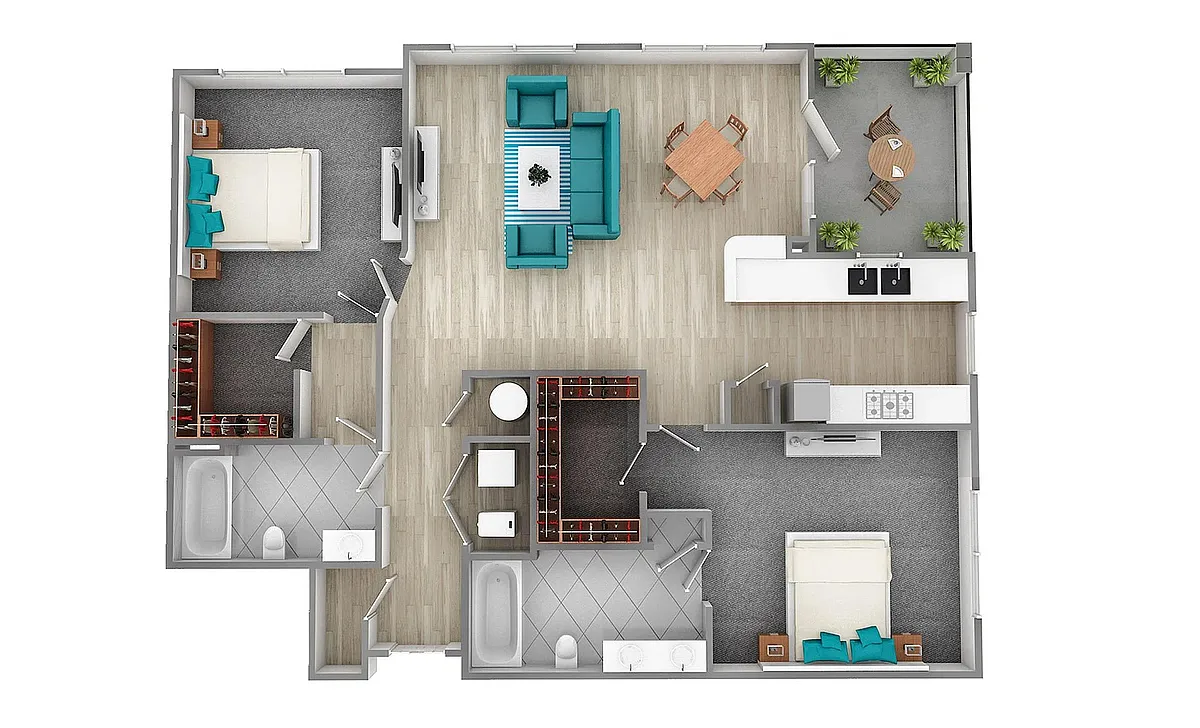 Floor plan B3