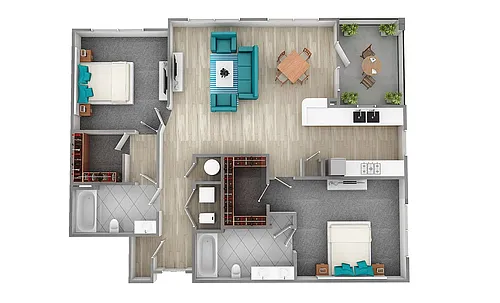 Floor plan B3