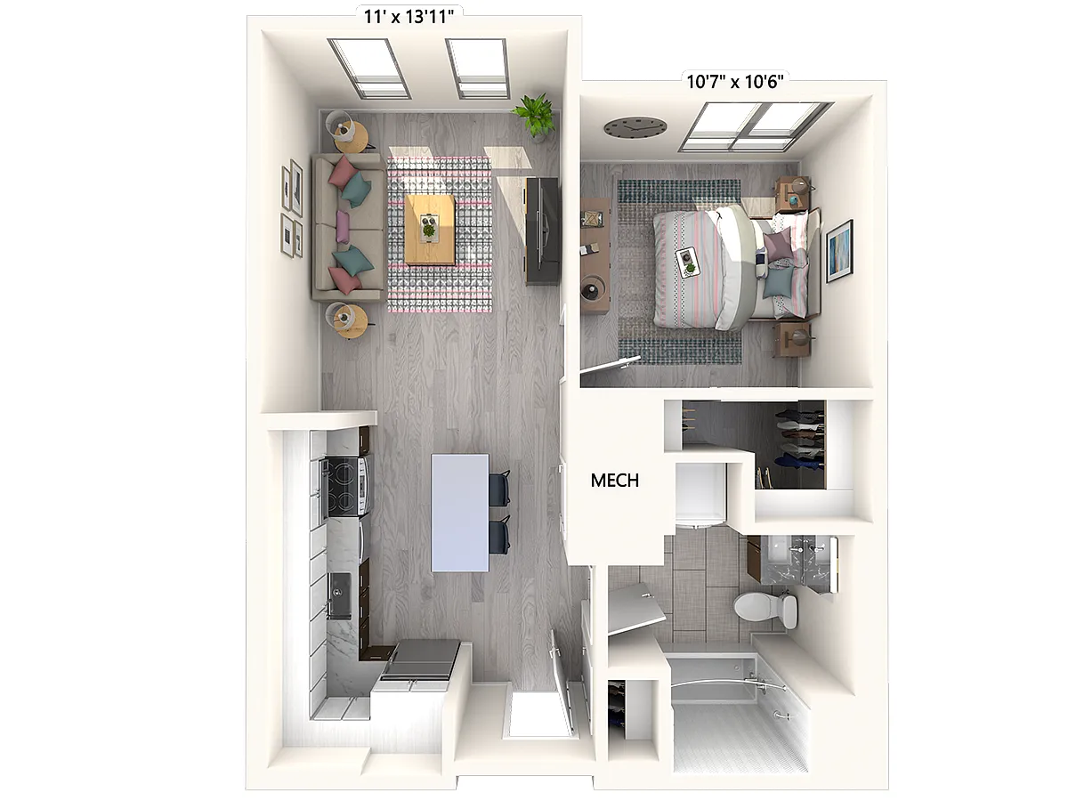 Floor plan W-B9