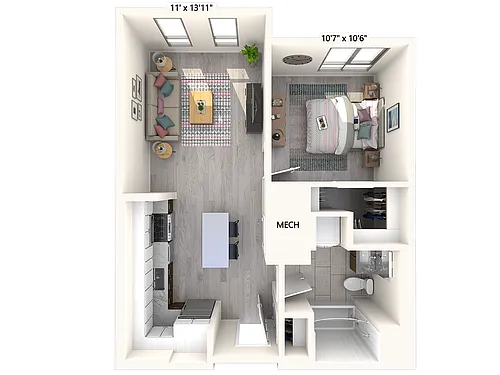 Floor plan W-B9