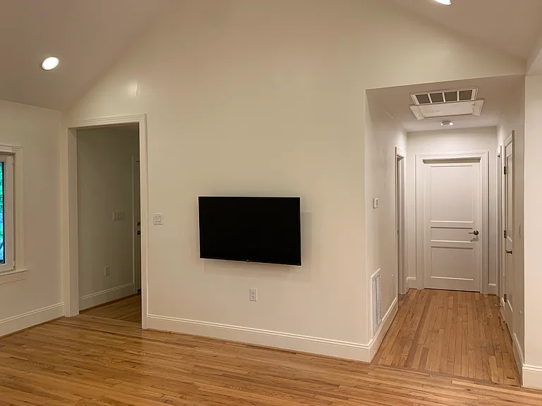 Standing in living room looking at hallway