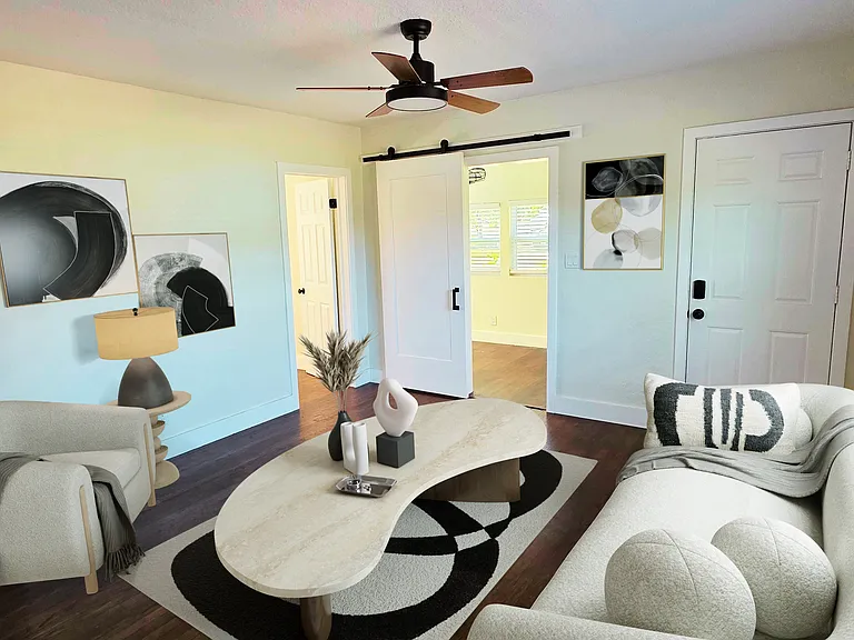 Living Room - Virtually Staged