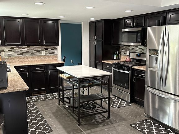 Modern kitchen with new appliances