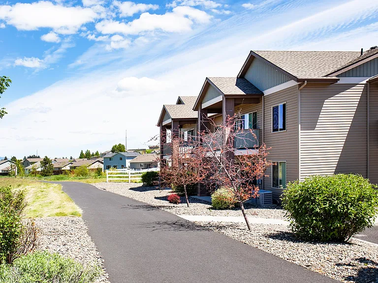 Beautiful paths surround the community. Enjoy a quick walk or bike ride to Sunnyside Park